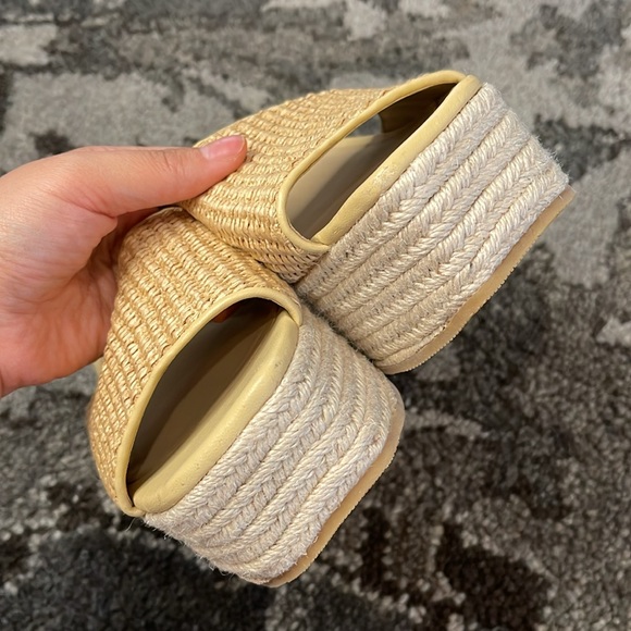 VERONICA BEARD Gable Raffia Platform Espadrille 12 - Picture 3 of 10